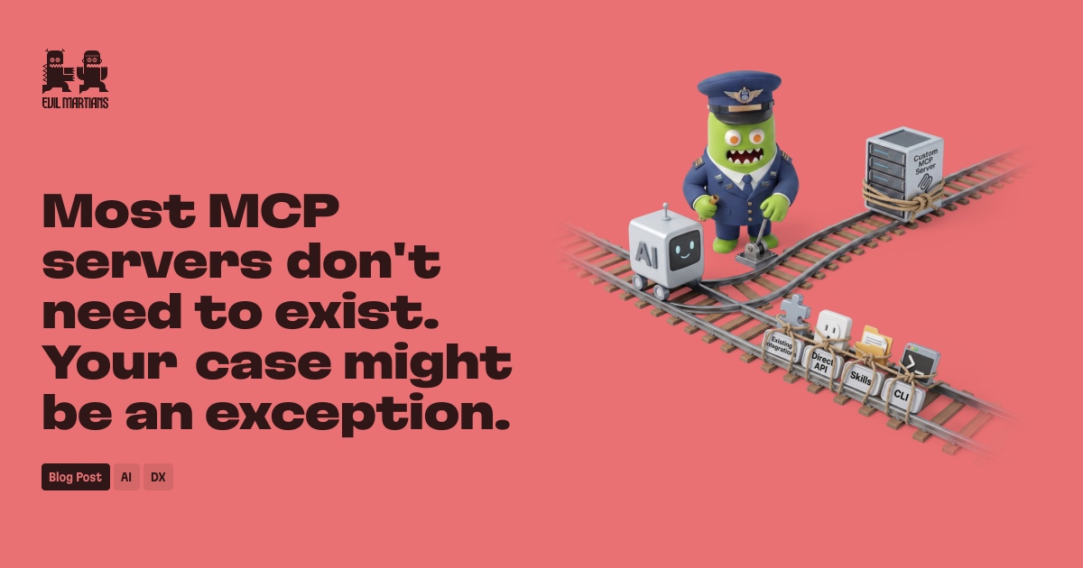 Most MCP Servers Don't Need to Exist