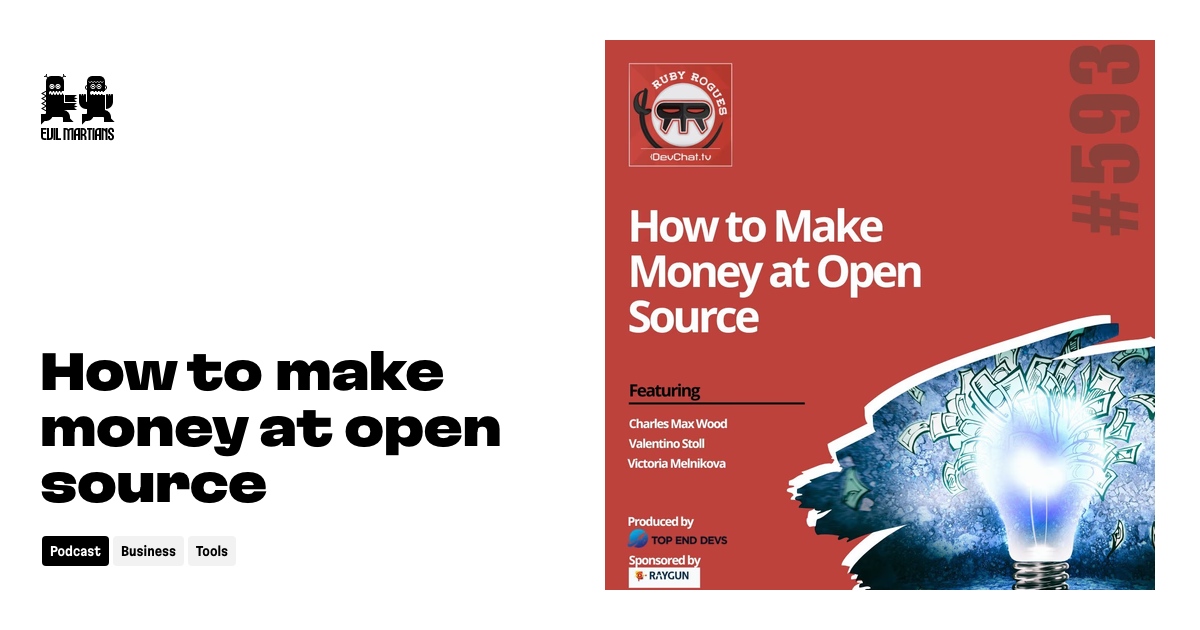 How to make money at open source by Evil Martians
