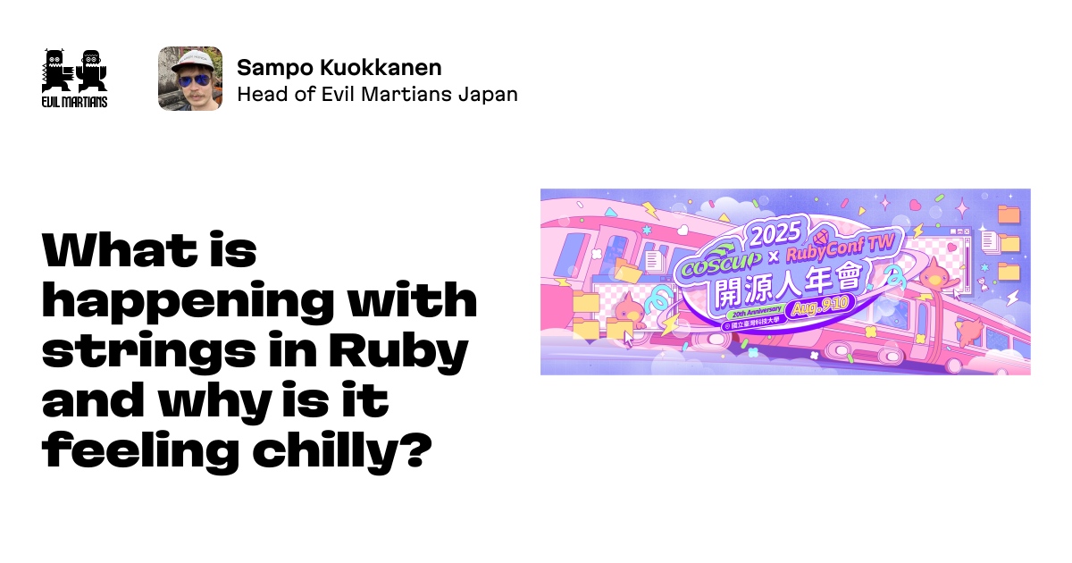 What is happening with strings in Ruby and why is it feeling chilly? by ...