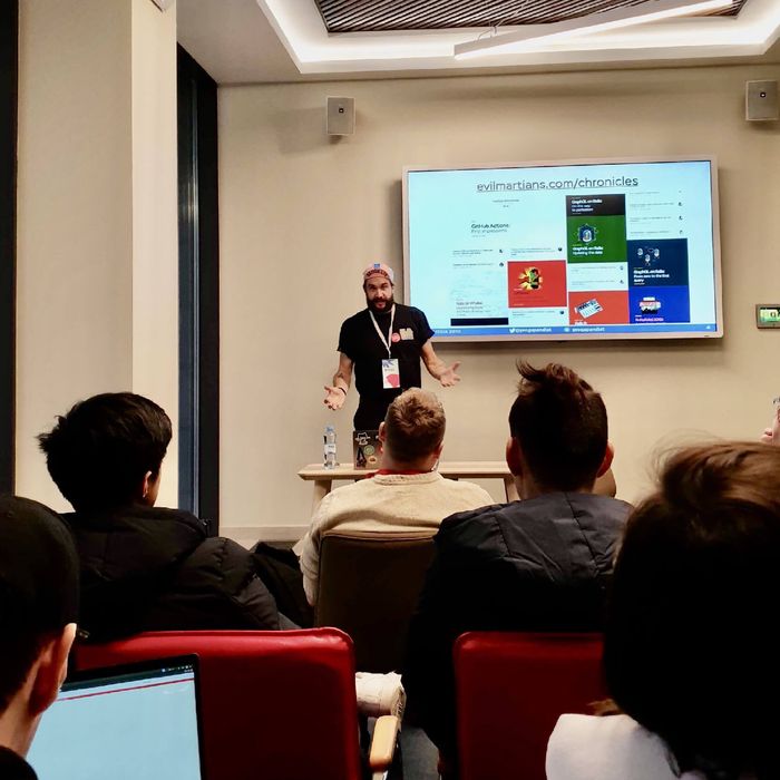 Background for CODE == TEXT, and developers are writers