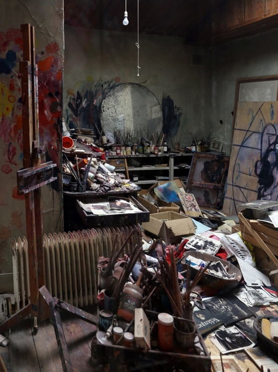 Francis Bacon's studio