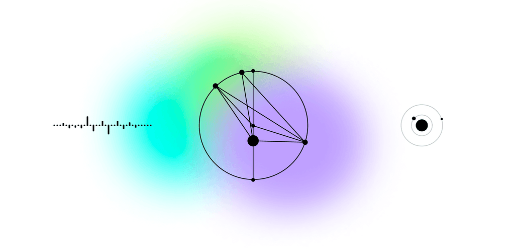 Dividers in the form of a sound wave from Mars and Mars orbit diagrams and a loader in the form of satellites orbiting Mars