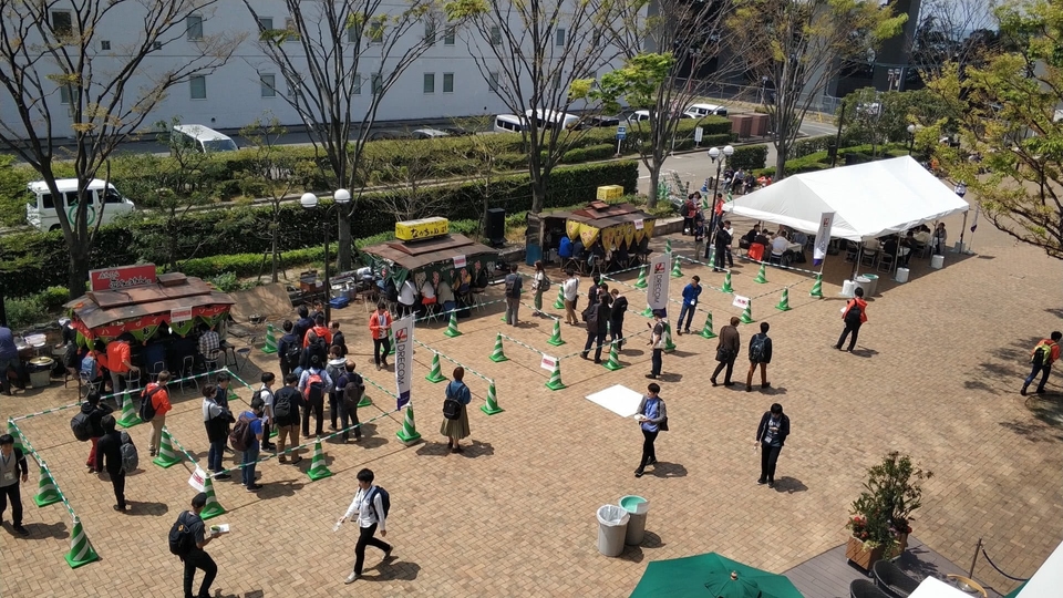 Yatai lunch booths