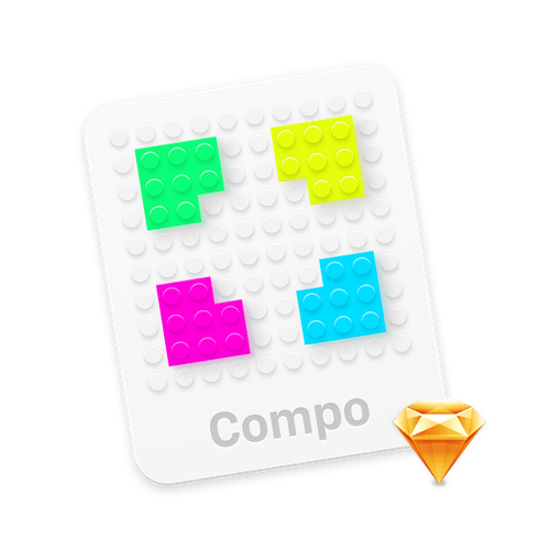 Cover for Compo: UI components in Sketch