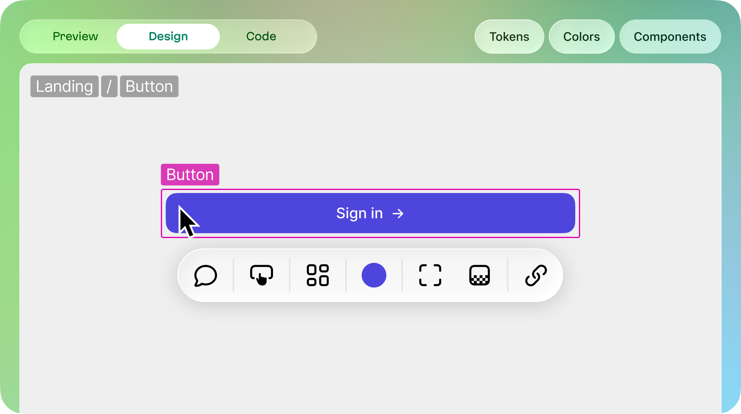 Editing a component in isolation