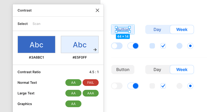 Contrast plugin for Figma