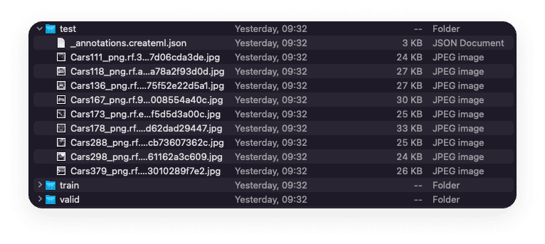 The Core ML flow from data training to app implementation