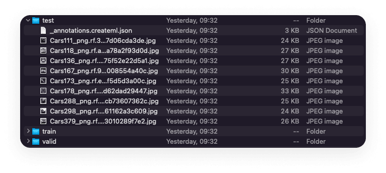 The Core ML flow from data training to app implementation