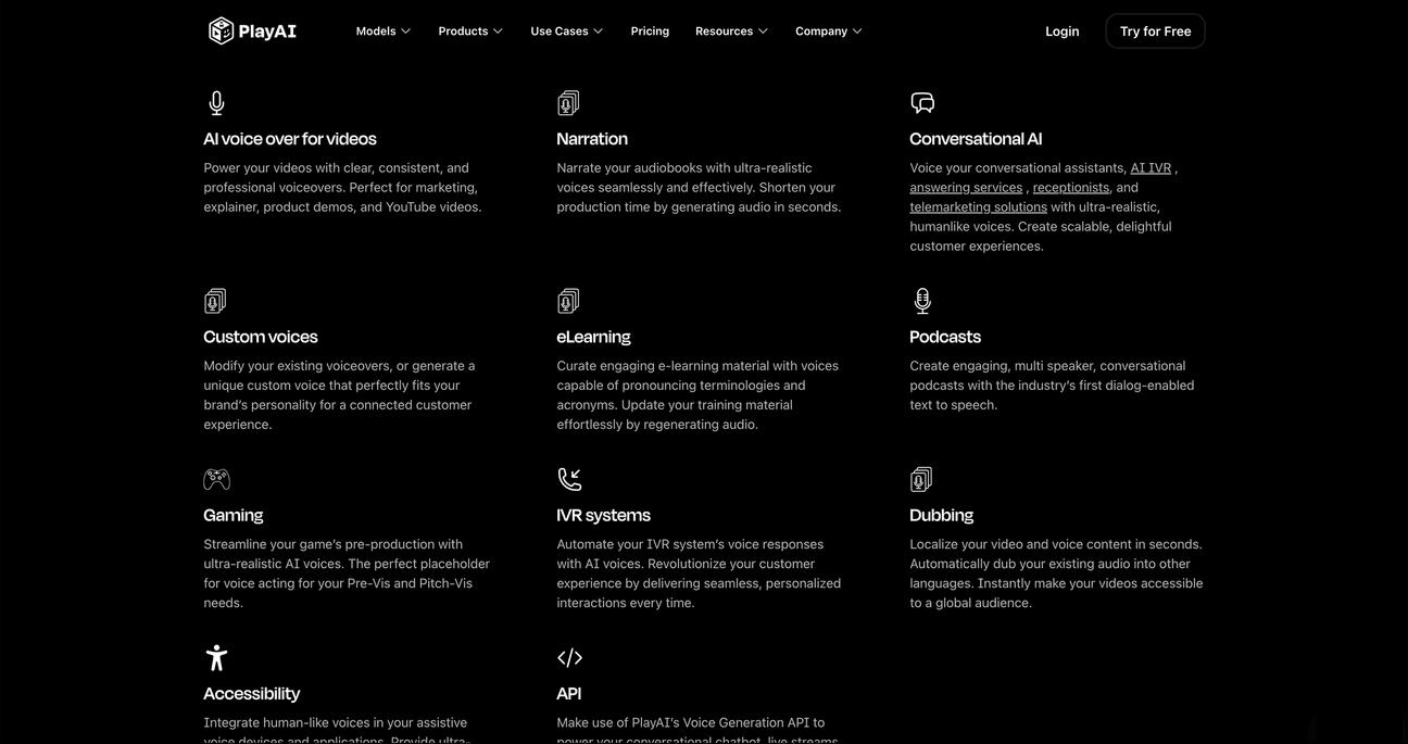 [PlayAI](https://www.playbook.com/s/evilmartians/n7RRbmXrtQuft7N7AFQz9rHB?assetToken=yqtaypFCBzhpThmA26acrACJ): Feature cards with icons