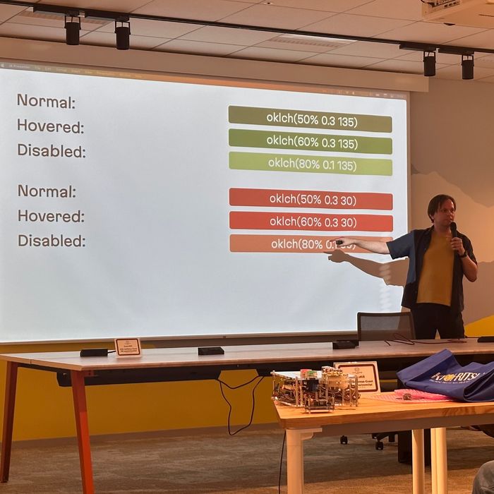 Background for OKLCH at Colorful Web Meetup