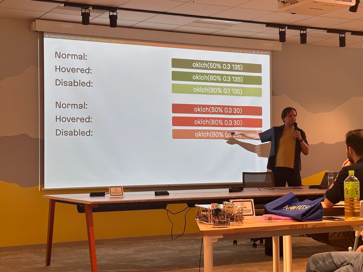 Background for OKLCH at Colorful Web Meetup