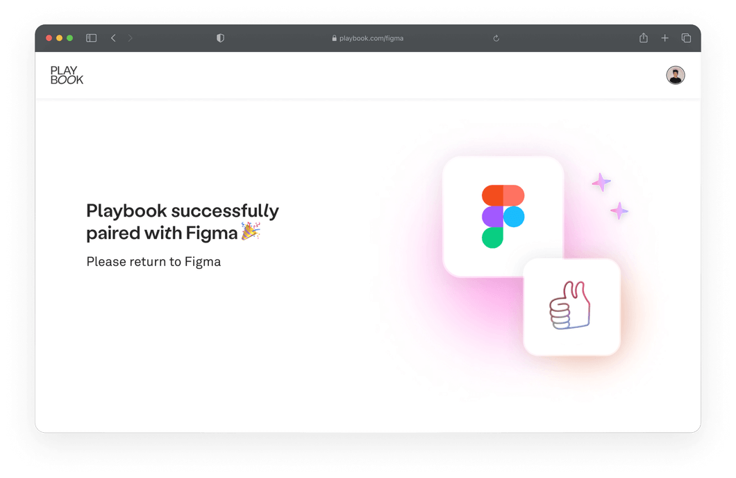 Special OAuth page in Playbook web app to authorize Figma plugin