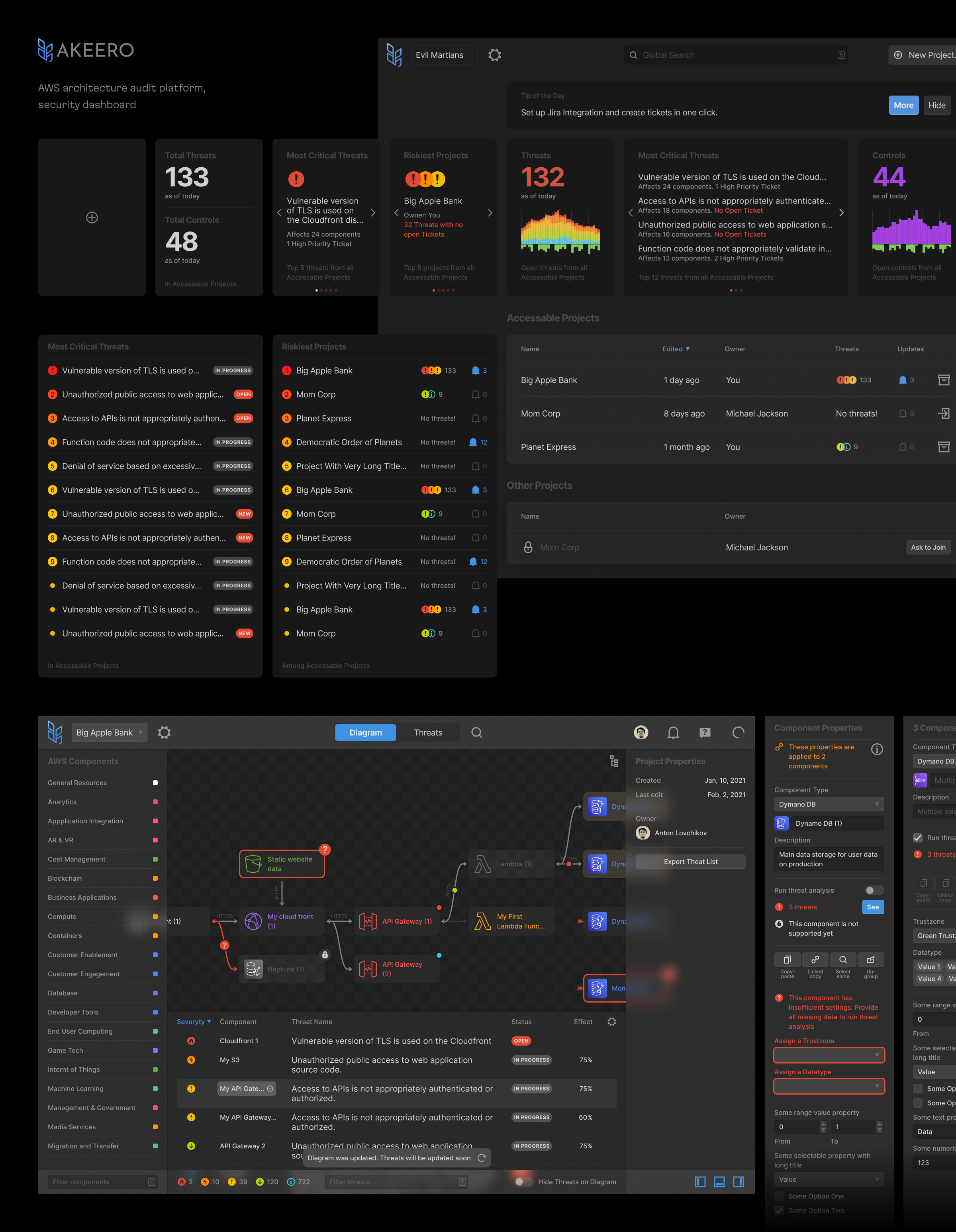 Akeero UI example