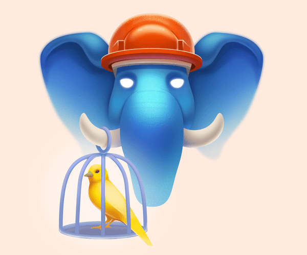 Cover for Flying free: a tale of partitioning with canaries in PostgreSQL