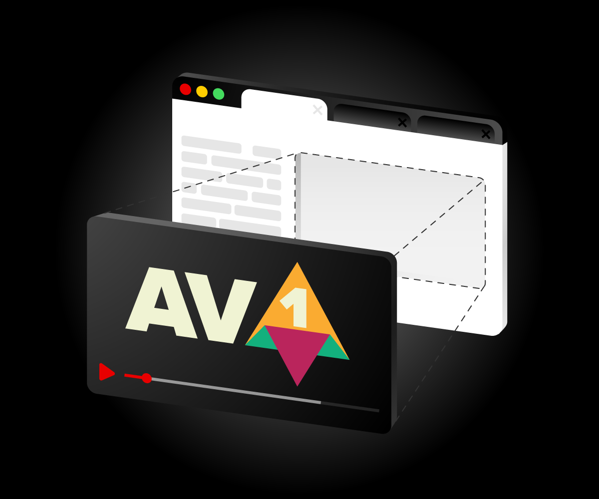 Cover for How to make web videos way smaller in 2025 using the AV1 codec