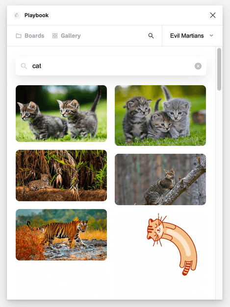 Playbook Figma plugin search page
