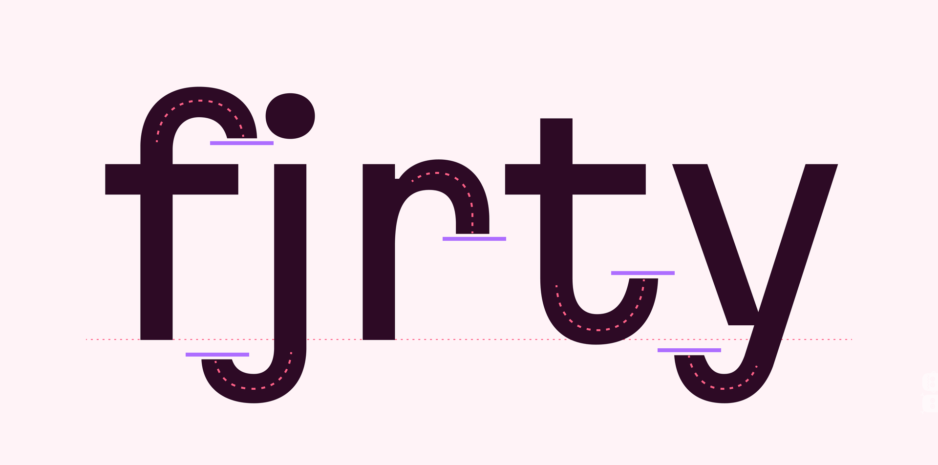 Equal vertical metrics of Martian Grotesk