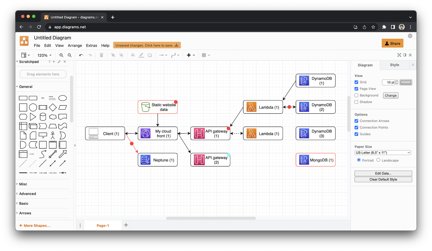 Diagram in Draw.io