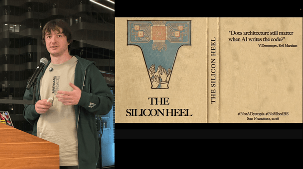 Cover for The Silicon Heel: Does architecture still matter when AI writes the code?