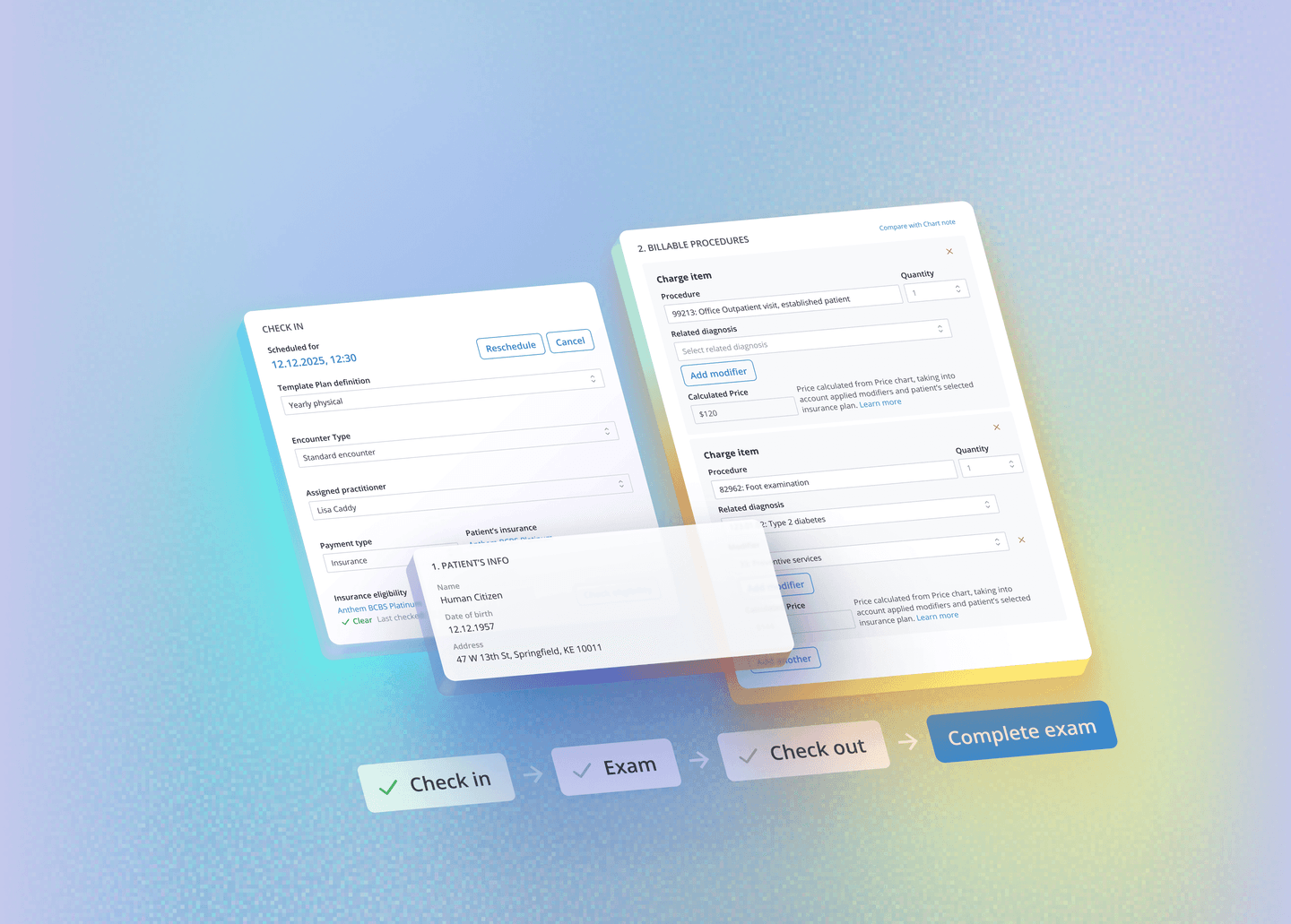 Background for Demo app design for Medplum, open source healthcare developer platform