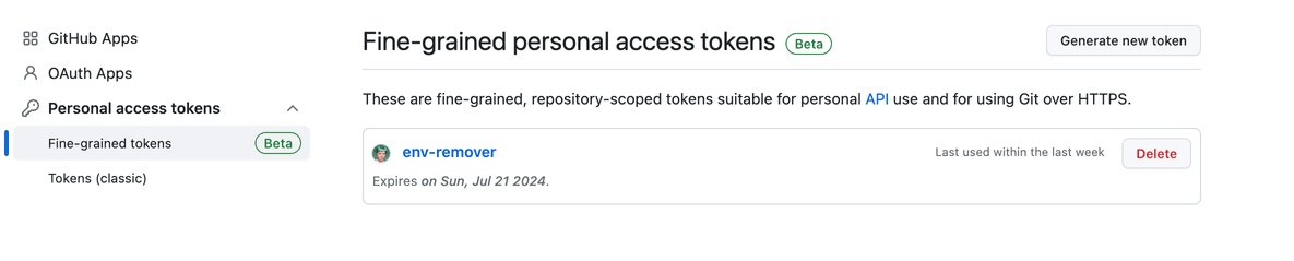 A fine-grained token