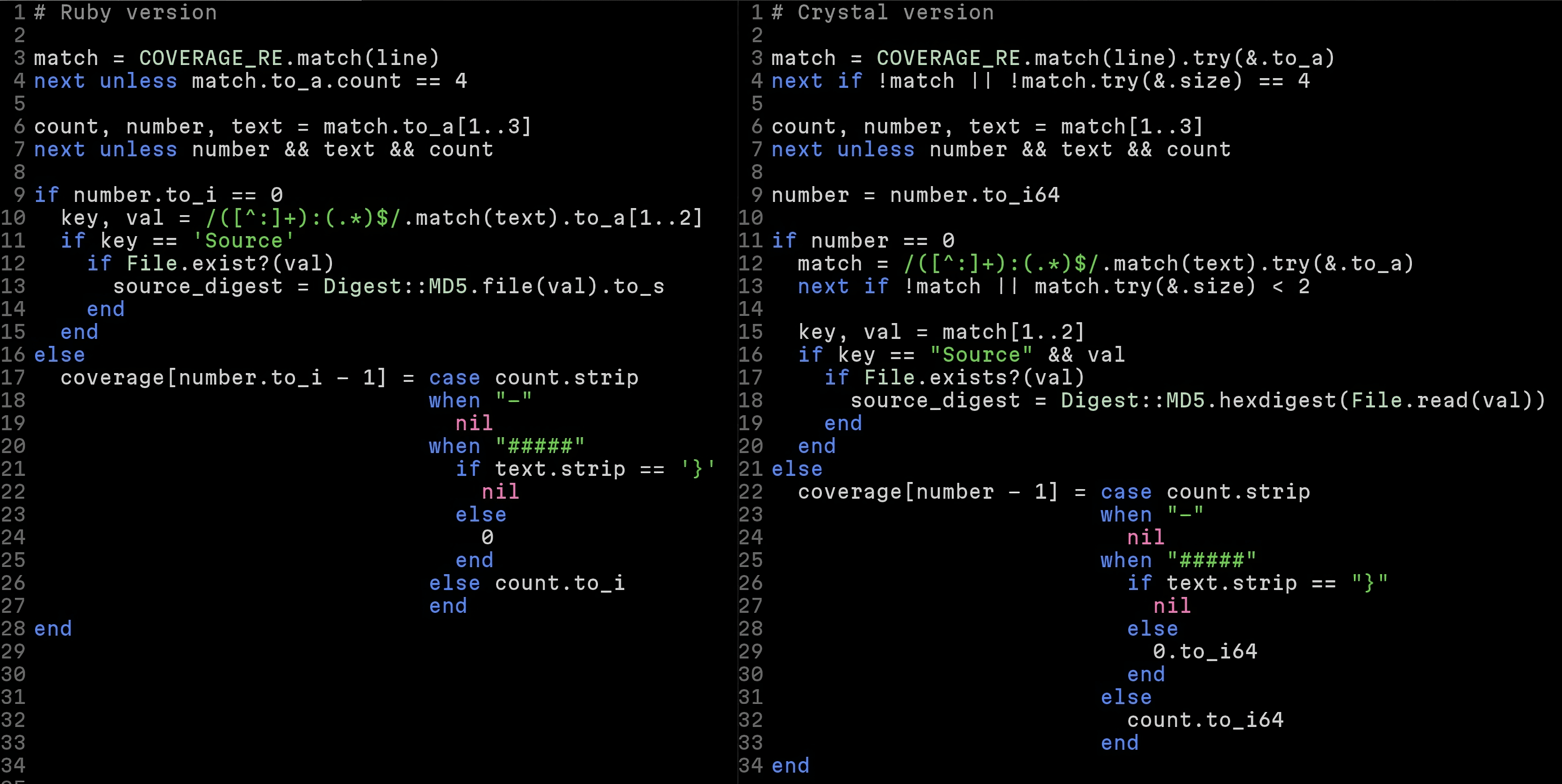 Ruby version