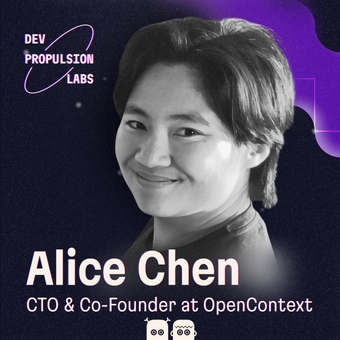 Cover for Season 3, Episode 1: Alice Chen, CTO & Co-Founder at OpenContext