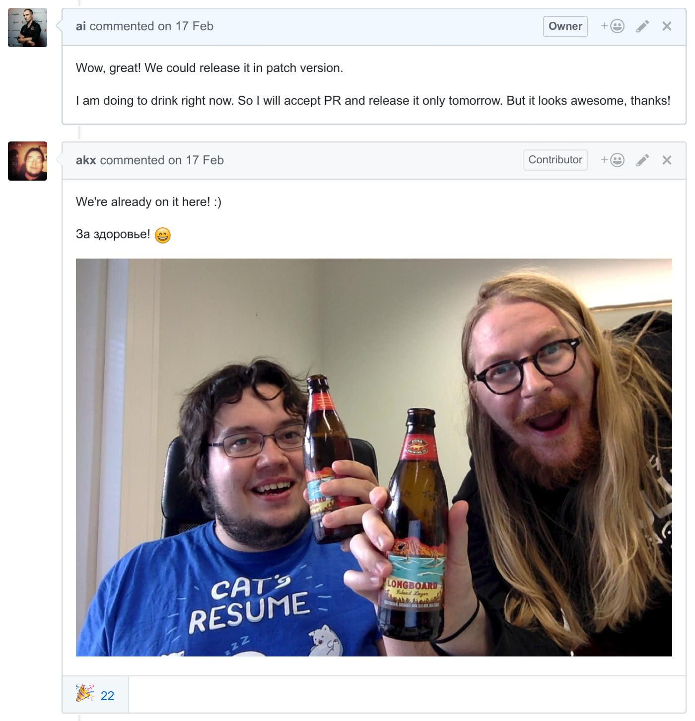 GitHub party
