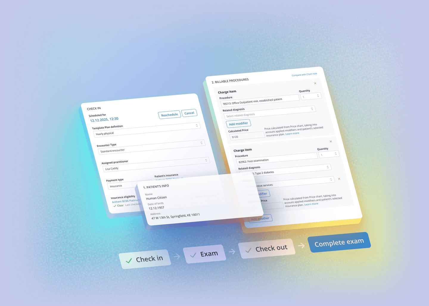 Background for Demo app design for Medplum, open source healthcare developer platform