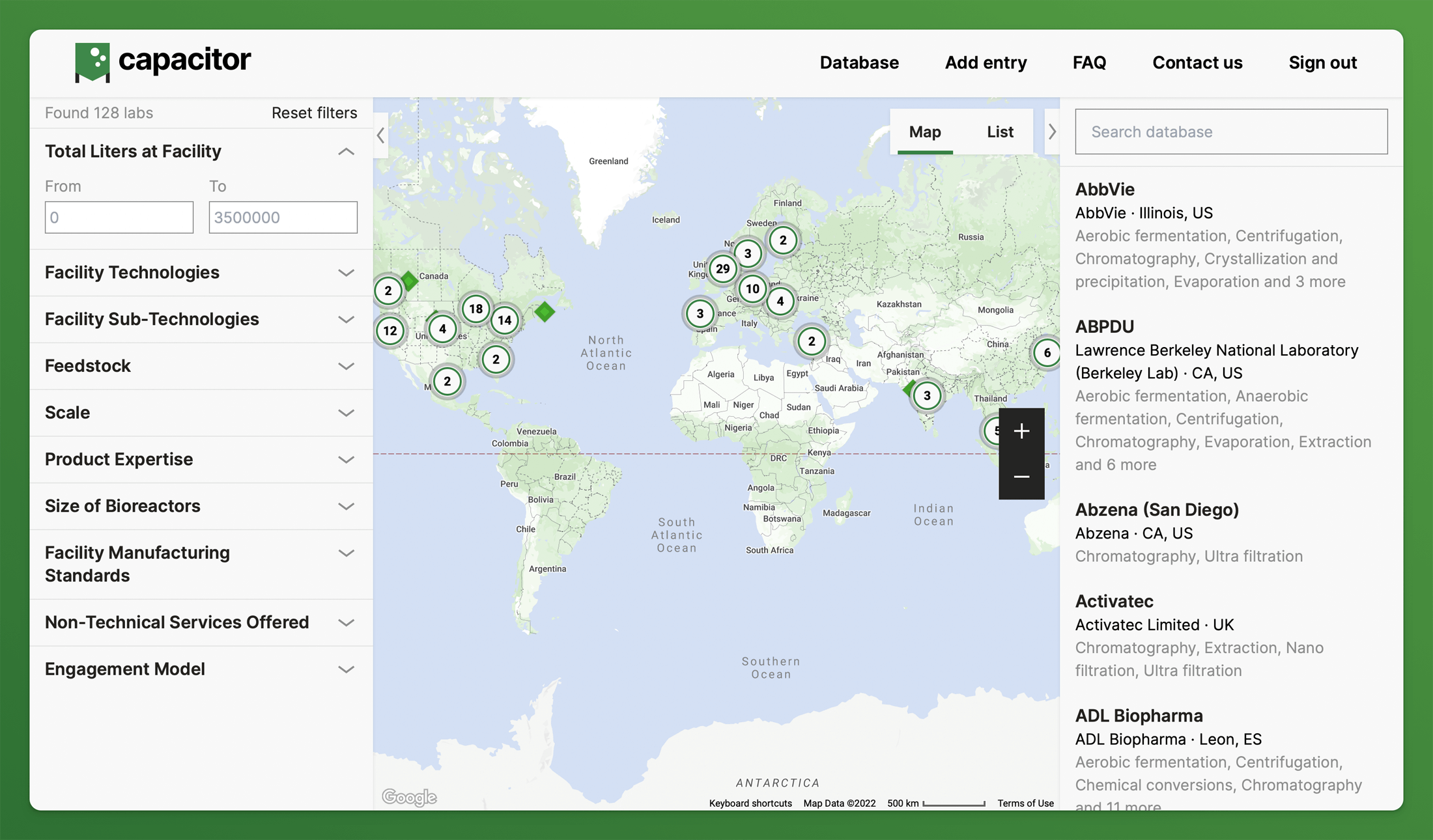 Synonym Capacitor map view