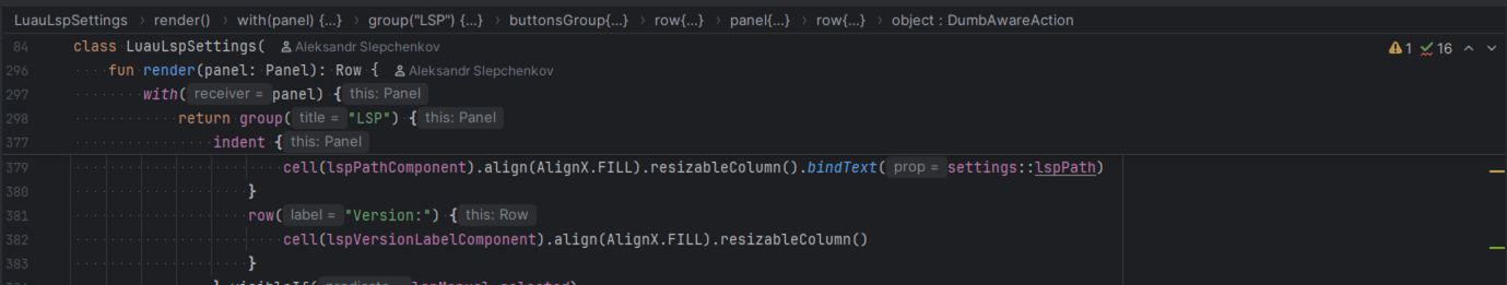 The feature you end up with.