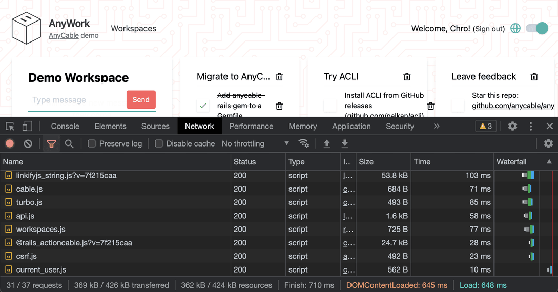 Serving assets via Vite dev server