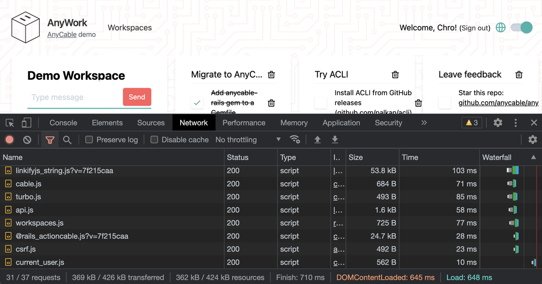 Serving assets via Vite dev server