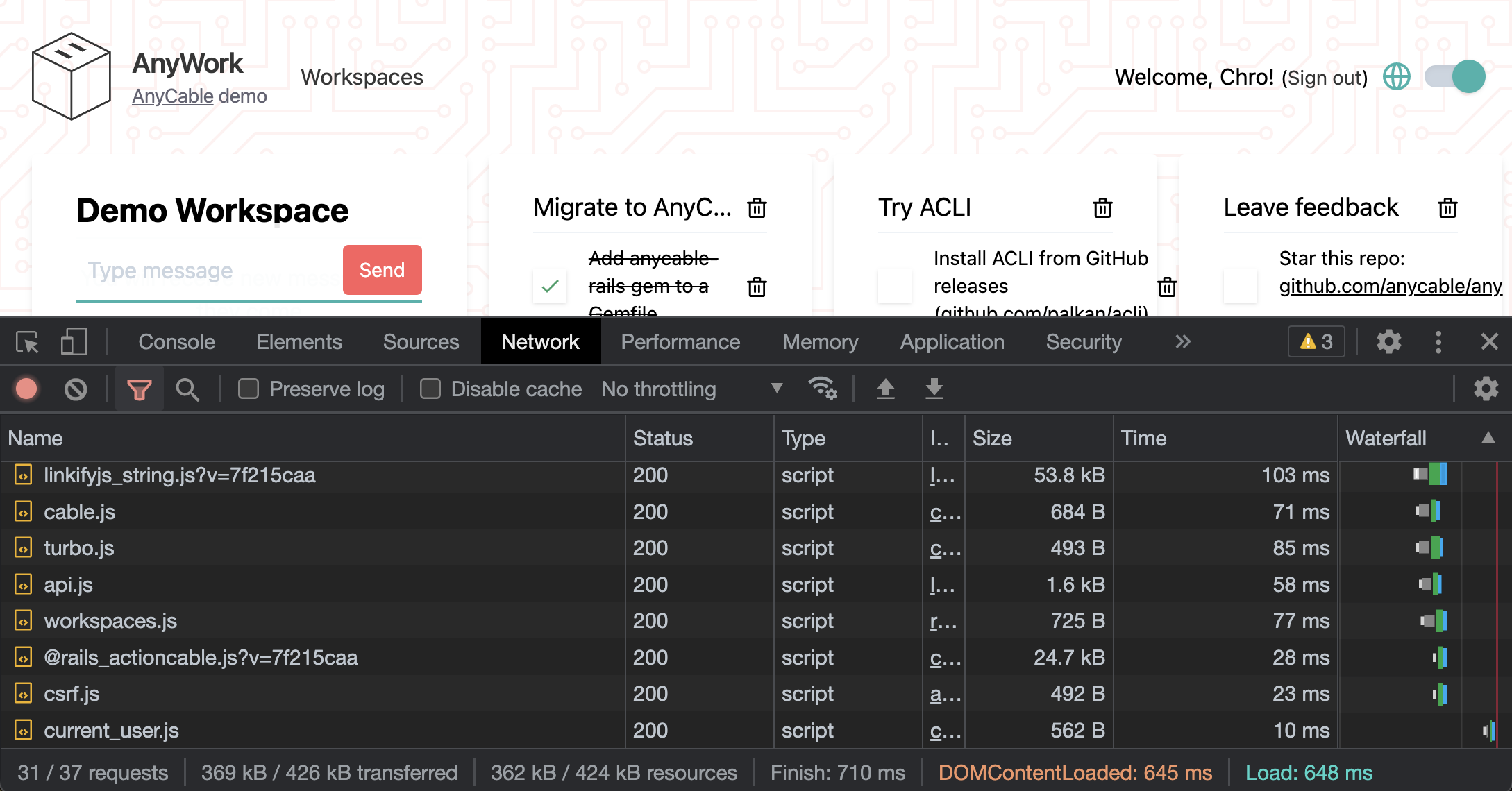Serving assets via Vite dev server