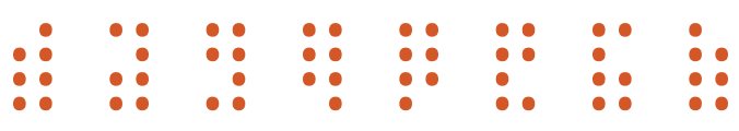 Braille alphabet characters often used in CLI spinners