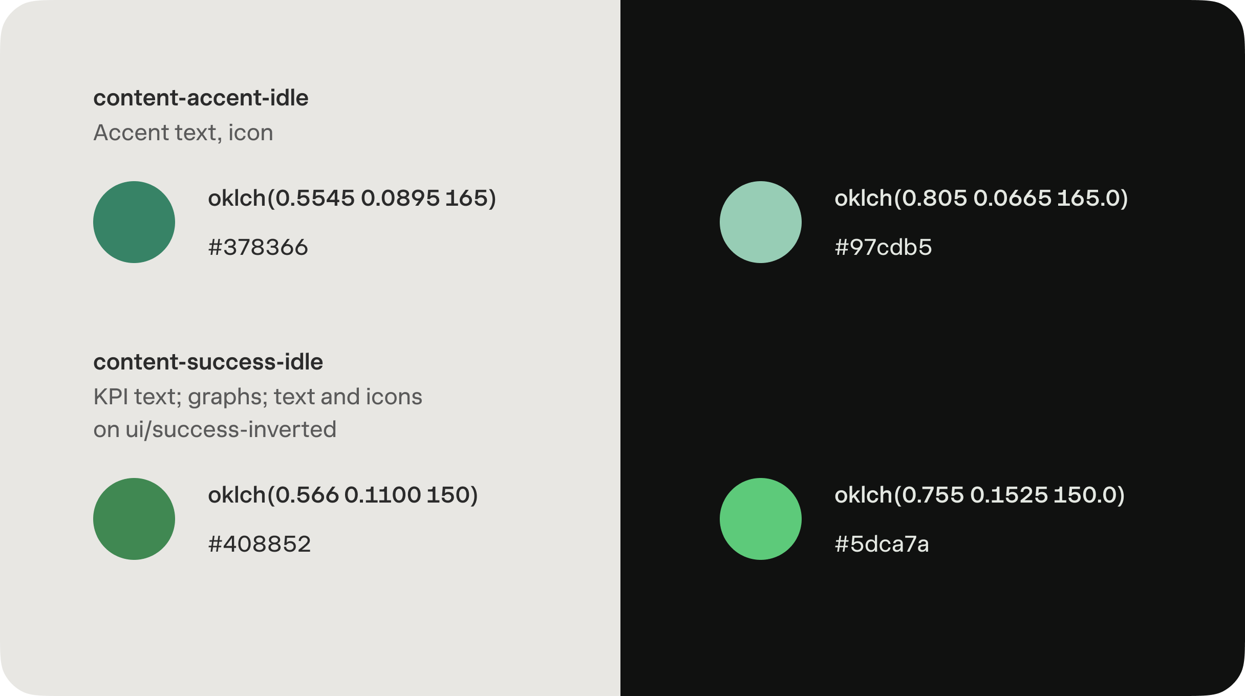 new green colors