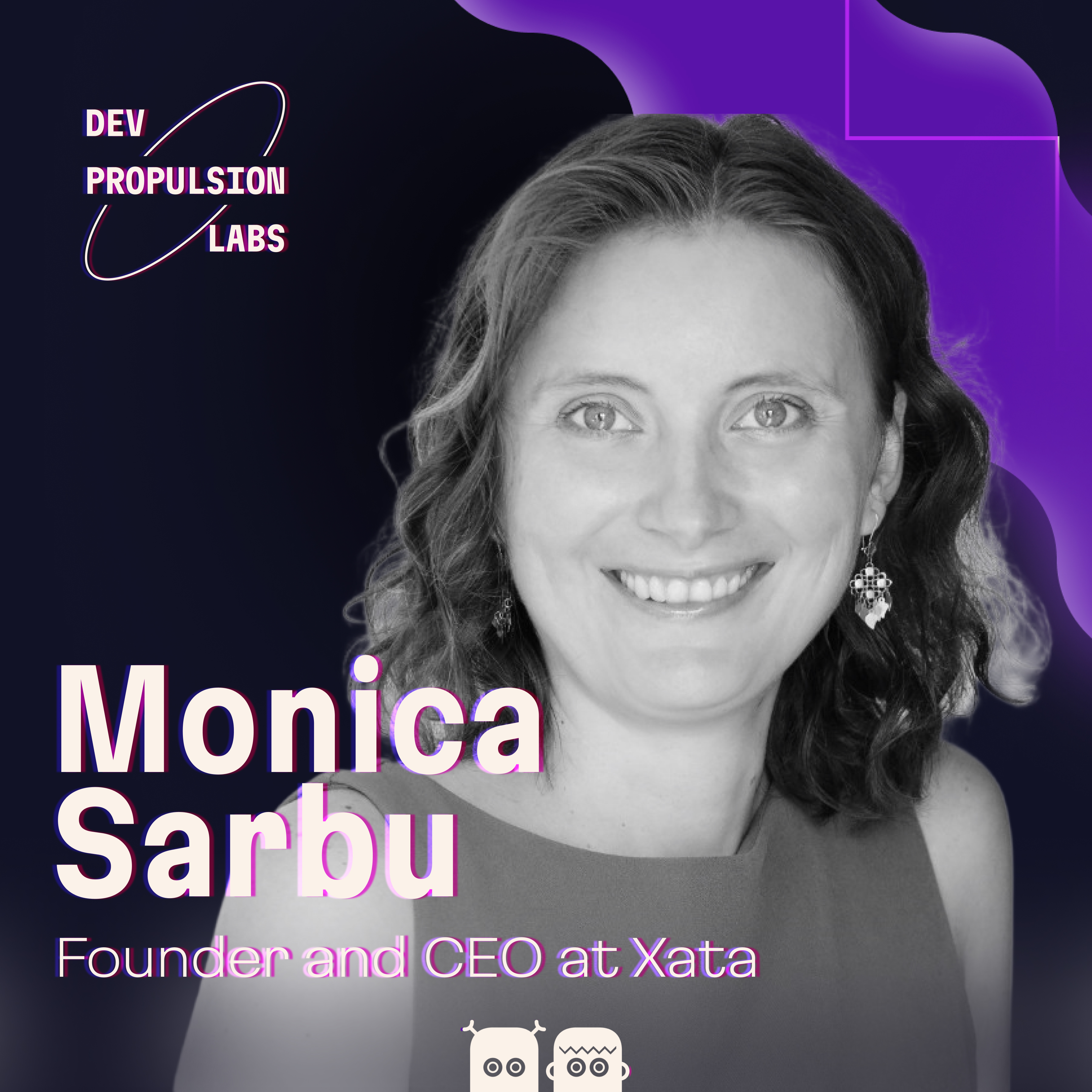 Cover for Monica Sarbu of Xata: rebuilding a Postgres platform and why diverse teams win