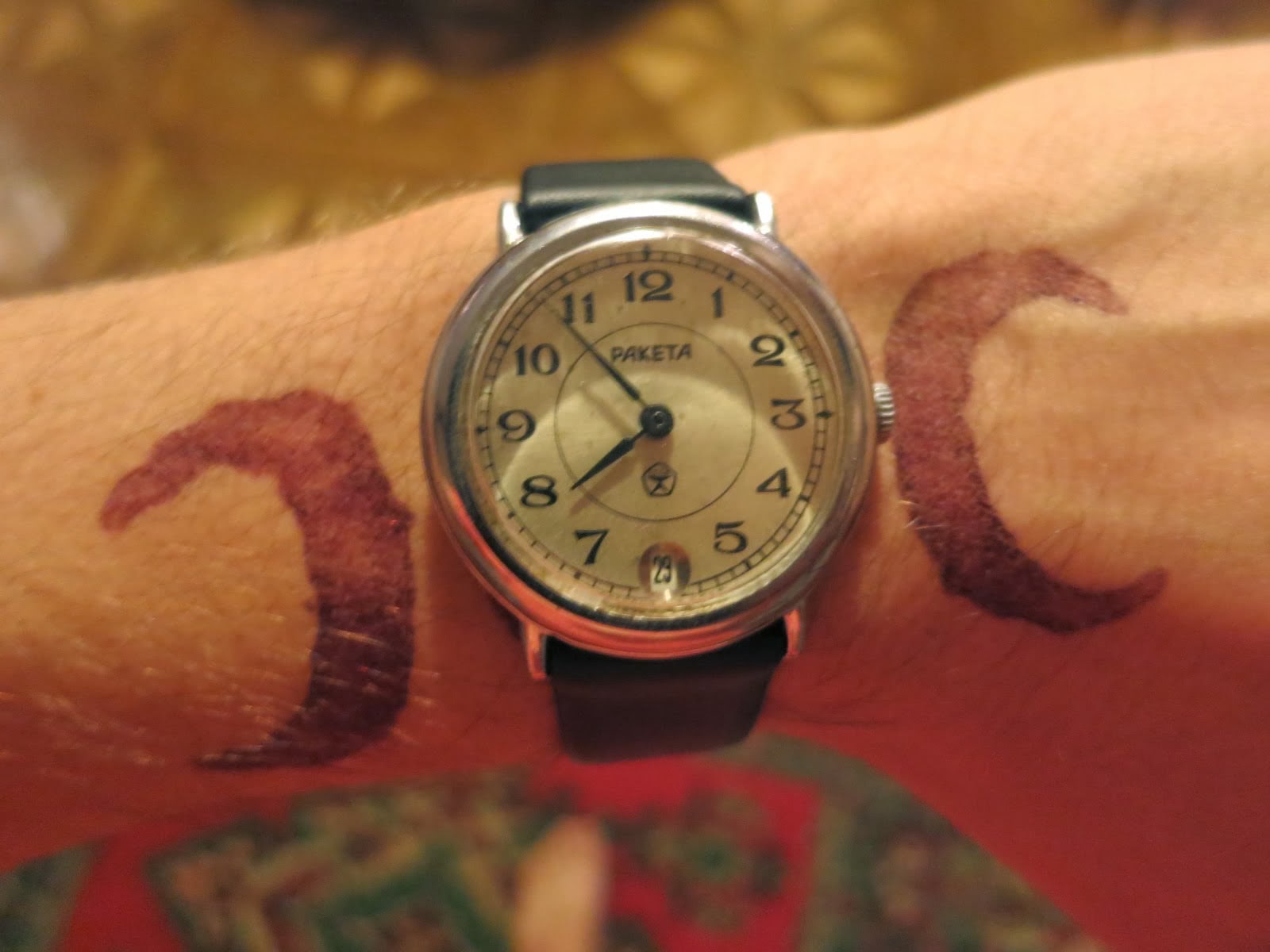 Soviet Raketa watch