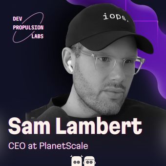 Cover for Sam Lambert: building databases that never go down