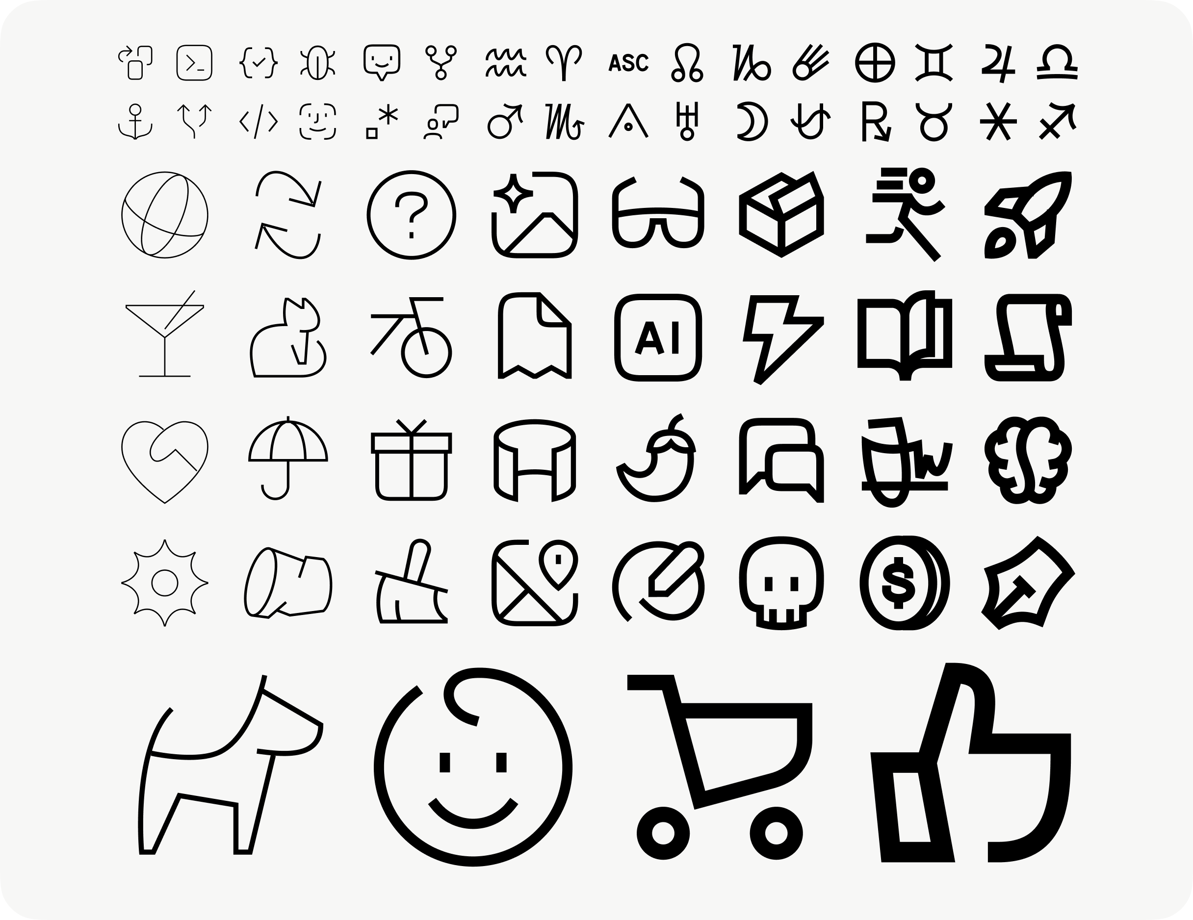 FiguraOne open source icons