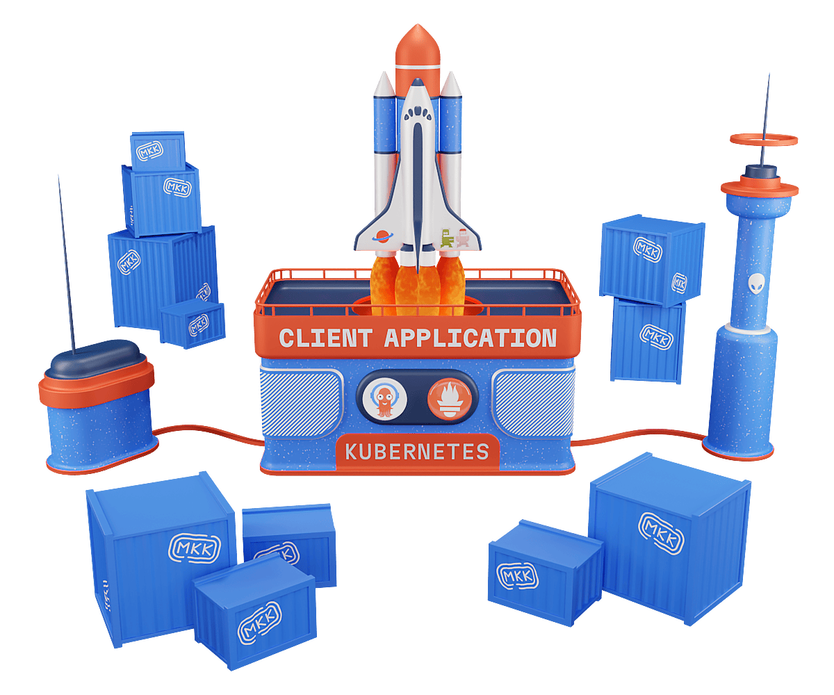 Cover for Martian Kubernetes Kit: running apps—and running them well