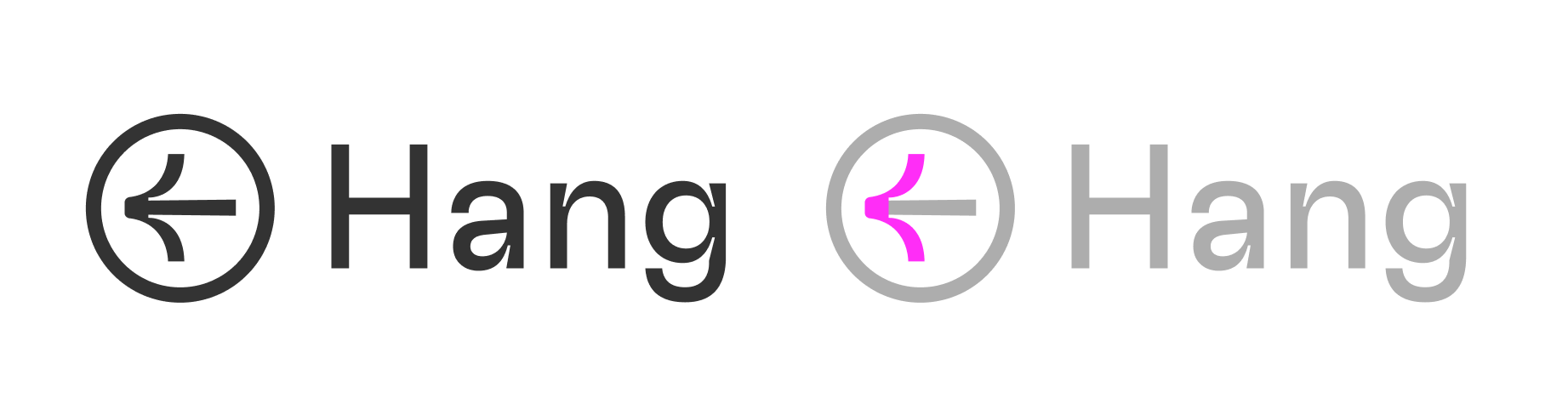 In this variant, we keep the unique features that match the ink traps, but the tip of the arrow is now rounded.