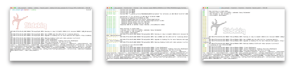 Hivemind preserving Sidekiq ASCII-art