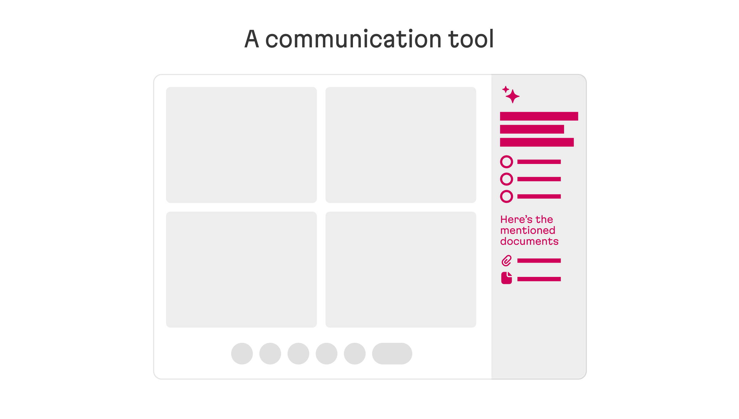 AI tracks the conversation flow and finds documents needed