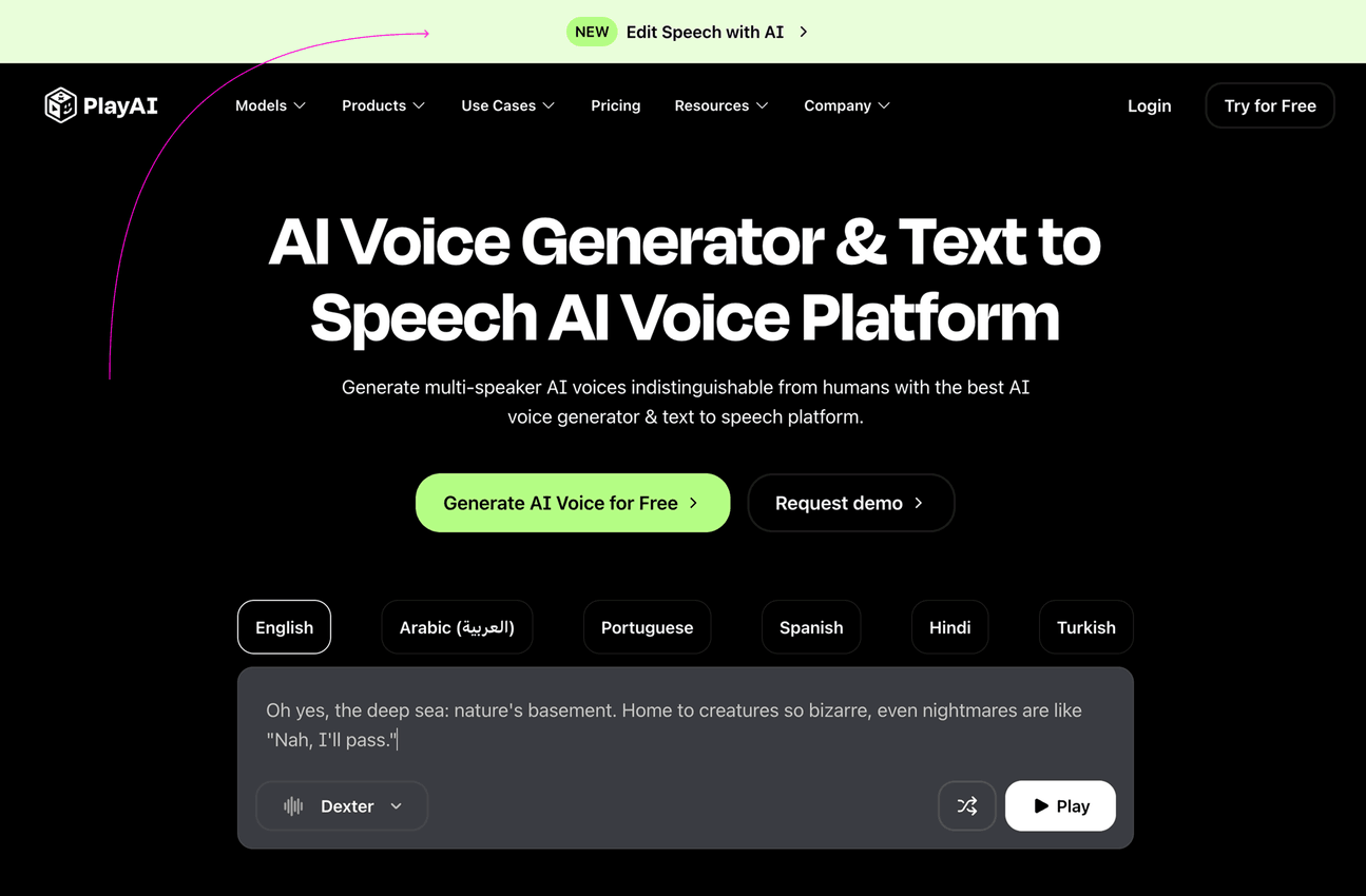 [PlayAI](https://www.playbook.com/s/evilmartians/n7RRbmXrtQuft7N7AFQz9rHB?assetToken=yqtaypFCBzhpThmA26acrACJ): banner with new feature announcement