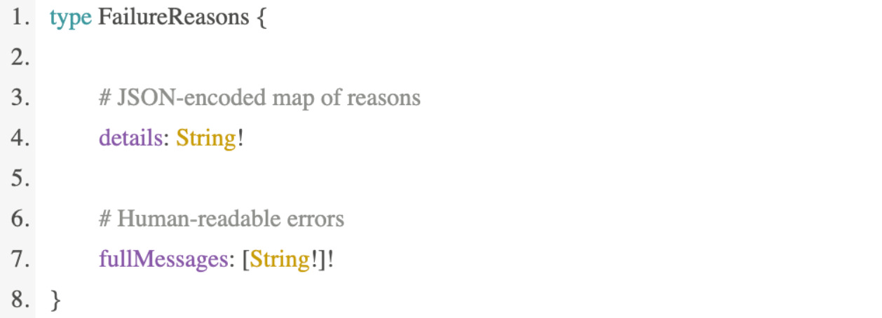 FailureReasons