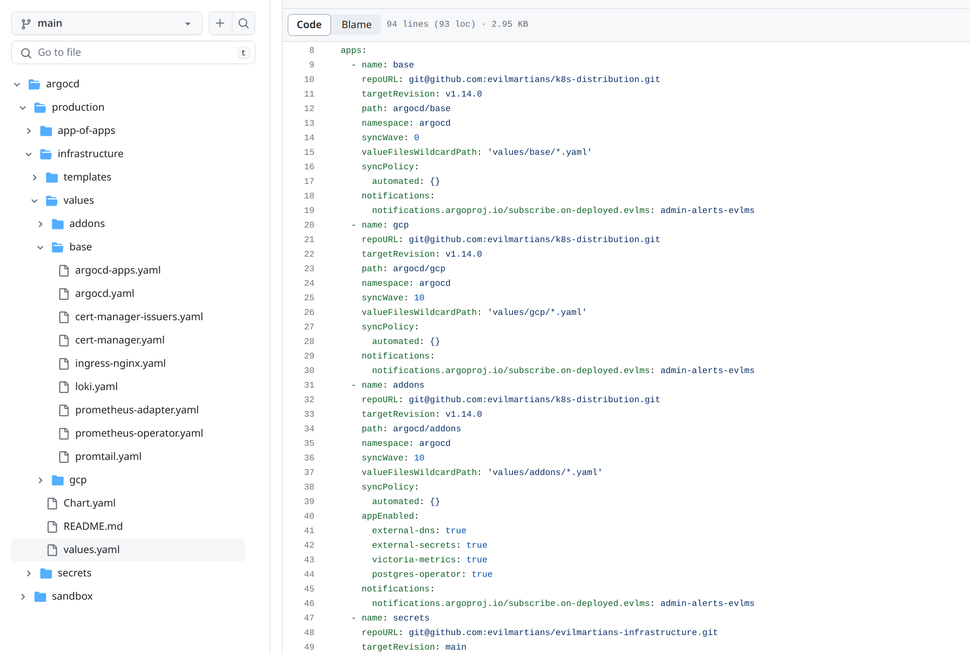 Distribution on the client side