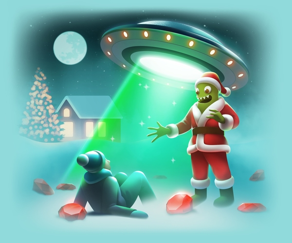 Cover for Railsmas on Mars: 12 Days of Mandatory Developer Joy and Challenge