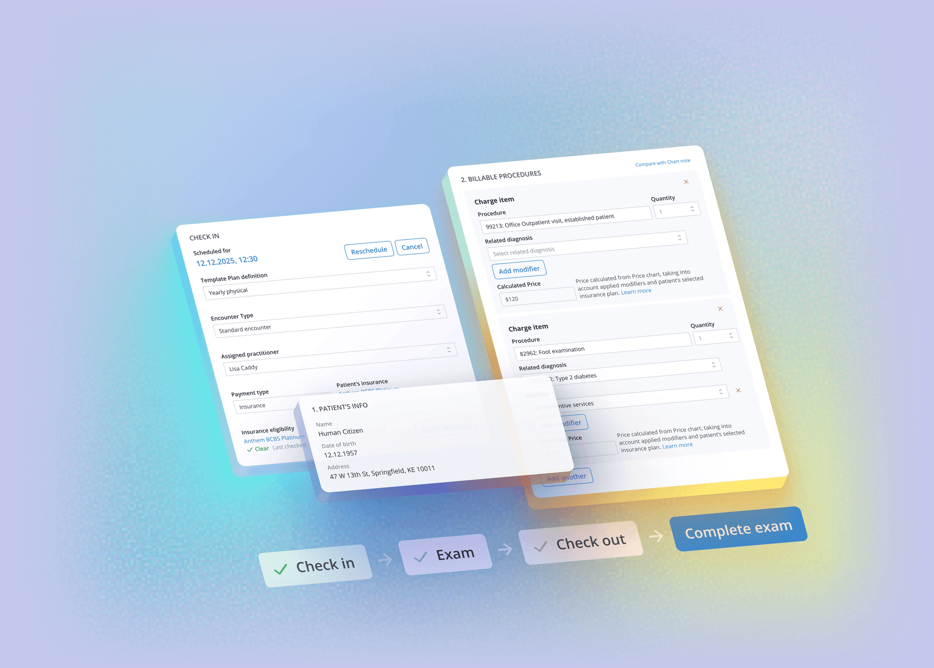 Background for Demo app design for Medplum, open source healthcare developer platform