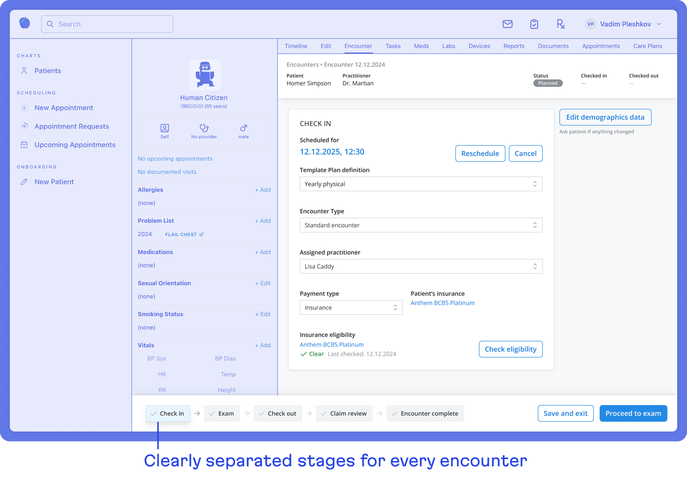 Suggested approach of splitting by stage